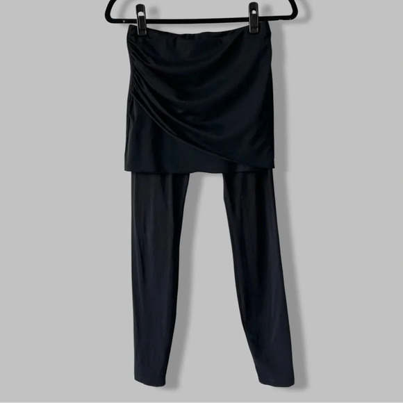 Cabi Black Mesh Skirted  Leggings - Picture 2 of 14